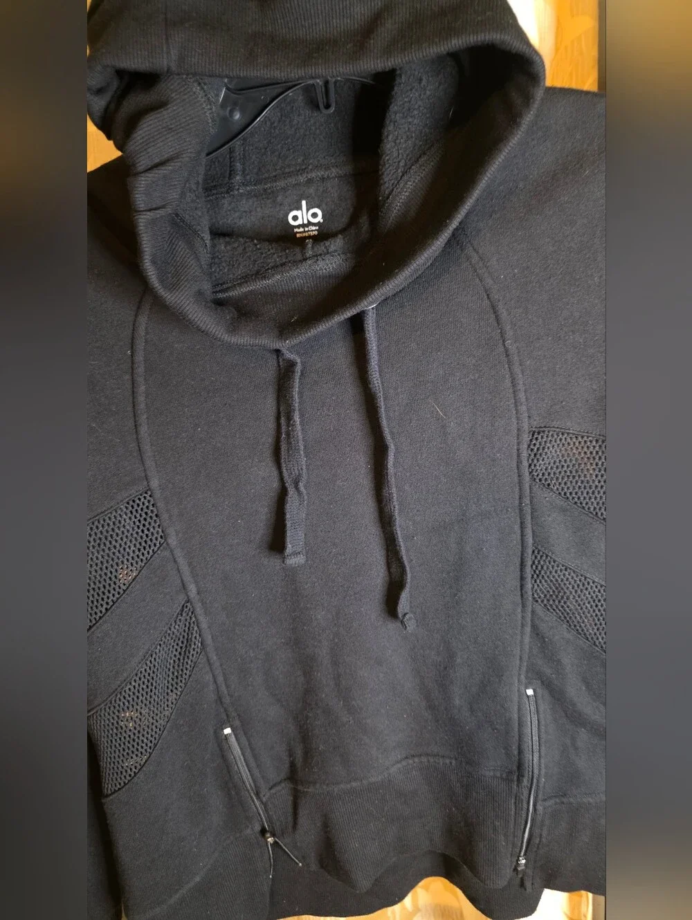 Alo Women Black Hoodie Activewear Size Small